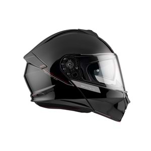 MT Genesis Sv Solid A1 Parlak Siyah Çene Açılır Kask