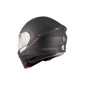 MT Genesis Sv Solid A1 Mat Çene Açılır Kask SİYAH