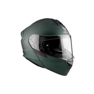 MT Genesis Sv Solid A6 Mat Yeşil Çene Açılır Kask