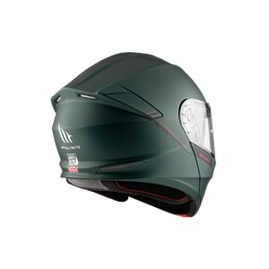 MT Genesis Sv Solid A6 Mat Yeşil Çene Açılır Kask