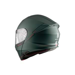 MT Genesis Sv Solid A6 Mat Yeşil Çene Açılır Kask