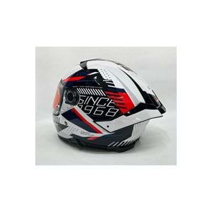 MT Thunder 4sv Luminence A7 Şefaf Vizörlü Kask Parlak Renk ÇOK RENKLİ