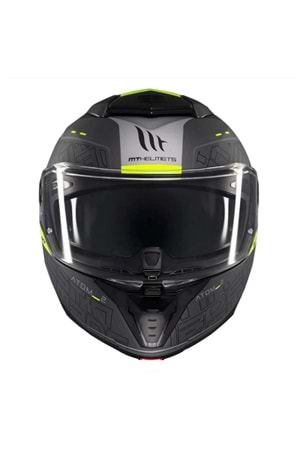 Mt Helmets Atom 2 Sv Destiniy C2 Mat Siyah Çene Açılır Kaskı