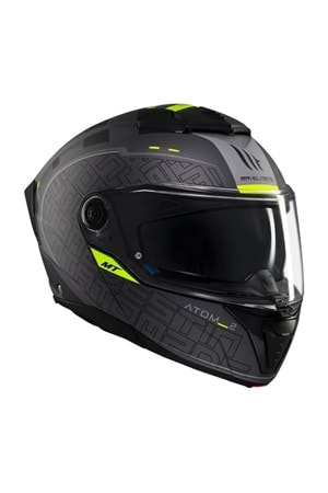 Mt Helmets Atom 2 Sv Destiniy C2 Mat Siyah Çene Açılır Kaskı