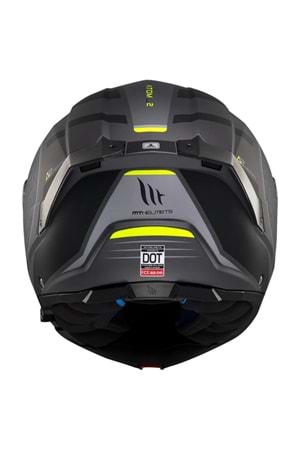 Mt Helmets Atom 2 Sv Destiniy C2 Mat Siyah Çene Açılır Kaskı