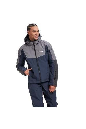 Yamaha Erkekler için Scooter Sürüş Ceketi GRİ S Beden