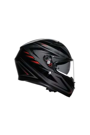 Agv K3 Syth Black Red Kapalı Kask