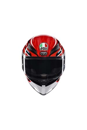 Agv K1 S Lion Black Red White Configuration Kapalı Kask