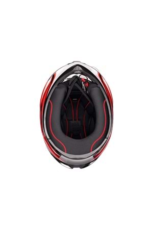 Agv K1 S Lion Black Red White Configuration Kapalı Kask