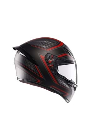 Agv K1 S Sling Matt Black Red Kapalı Kask