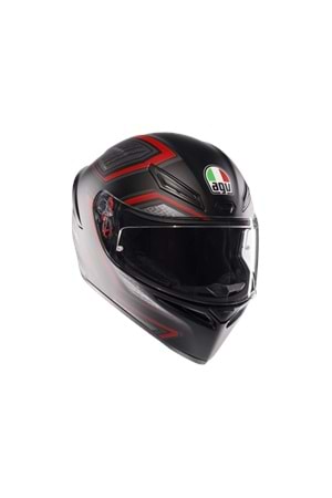Agv K1 S Sling Matt Black Red Kapalı Kask