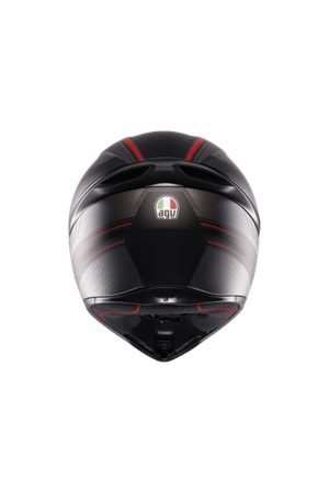 Agv K1 S Sling Matt Black Red Kapalı Kask