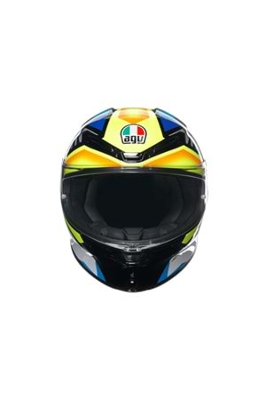 Agv K6 S Joan Black Blue Yellow Kapalı Kask