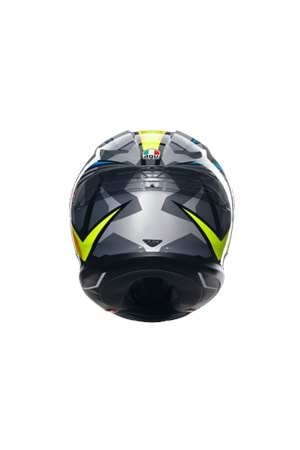Agv K6 S Joan Black Blue Yellow Kapalı Kask