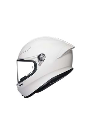 Agv K6 S Mono White Kapalı Kask