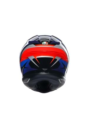 Agv K6 S Slashcut Blue Red Kapalı Kask