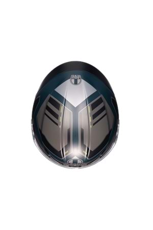 Agv K6 S Mplk Enhance Matt Grey Yellow Fluo Kapalı Kask