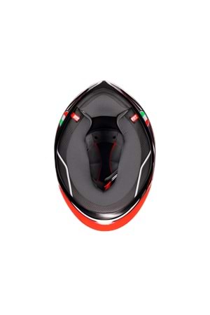 Agv K6 S Reeval White Red Grey Kapalı Kask