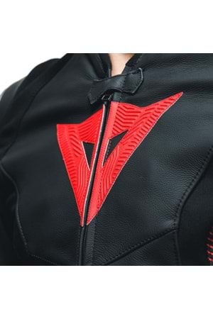 Dainese Avro 5 Blk Red Lava White Deri Mont SİYAH KIRMIZI