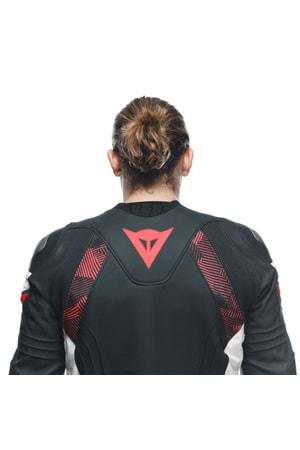 Dainese Avro 5 Blk Red Lava White Deri Mont SİYAH KIRMIZI