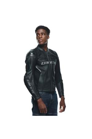 Dainese Racing 4 Black Black Deri Mont GRİ SİYAH