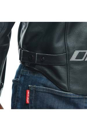 Dainese Racing 4 Black Black Deri Mont GRİ SİYAH