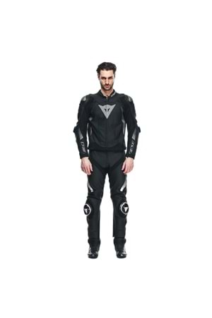 Dainese Super Speed 4 Black Matt Charcoal Gray Deri Mont
