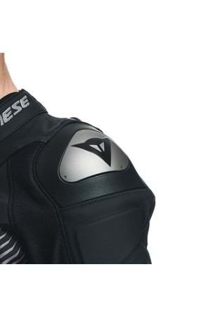 Dainese Super Speed 4 Black Matt Charcoal Gray Deri Mont