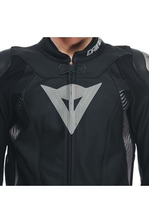 Dainese Super Speed 4 Black Matt Charcoal Gray Deri Mont