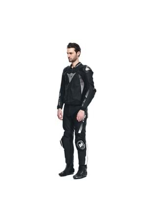 Dainese Super Speed 4 Black Matt Charcoal Gray Deri Mont