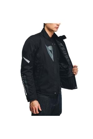 Dainese Veloce Black Charcoal Gray White D-Dry Mont SİYAH BEYAZ