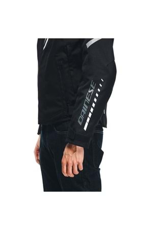 Dainese Veloce Black Charcoal Gray White D-Dry Mont SİYAH BEYAZ