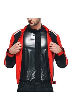 Dainese Hydra Flux 2 Air Black Lava Red D-Dry Mont KIRMIZI