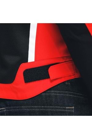 Dainese Hydra Flux 2 Air Black Lava Red D-Dry Mont KIRMIZI