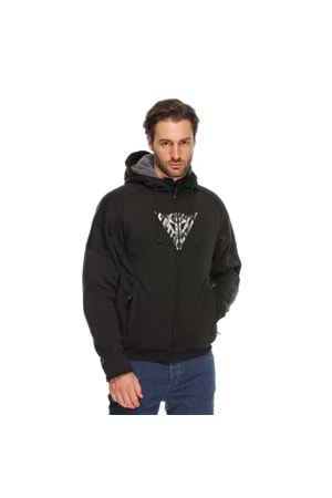 Dainese Bovısa Black White Tekstil Mont SİYAH BEYAZ