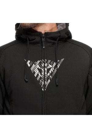 Dainese Bovısa Black White Tekstil Mont SİYAH BEYAZ