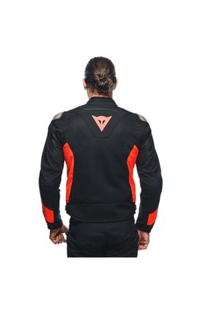 Dainese Energyca Air Black Fluo Red Tekstil Mont KIRMIZI SİYAH