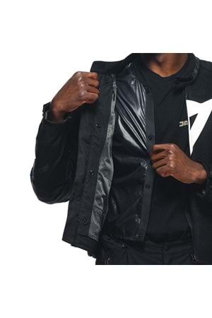 Dainese Energyca Air Black Fluo Red Tekstil Mont SİYAH