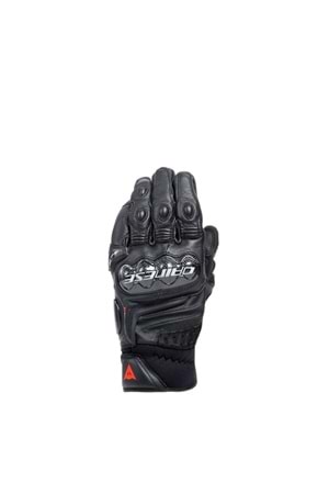Dainese Carbon 4 Black Kısa Deri Eldiven SİYAH
