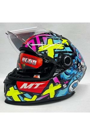 MT KASK FF128SV BRAKER SV CRAZY TEDDY B7 PARLAK