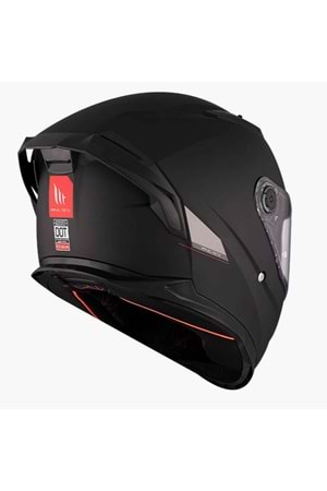 MT KASK FF128SV BRAKER SV SOLID A1 SIYAH MAT