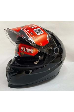 MT Kask Braker Sv A1 Parlak Siyah