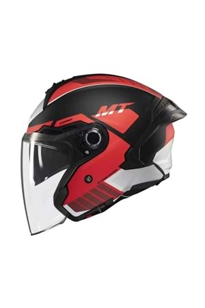 MT Cosmo Sv Cruıser B5 Mat Kırmızı Açık Kask