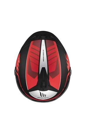 MT Cosmo Sv Cruıser B5 Mat Kırmızı Açık Kask