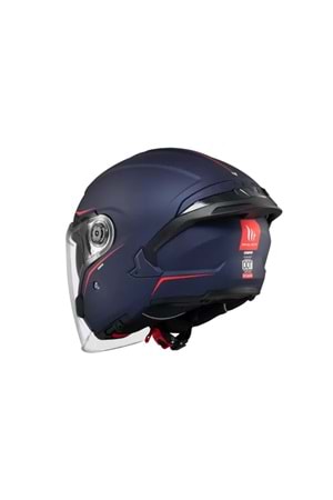 MT Cosmo Sv Solid A7 Mavi Mat Açık Kask