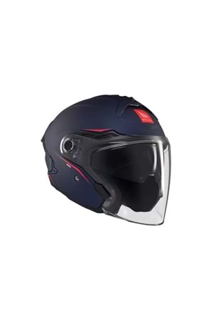 MT Cosmo Sv Solid A7 Mavi Mat Açık Kask