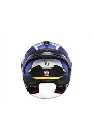 MT Cosmo Sv Cruıser C7 Mat Mavi Açık Kask