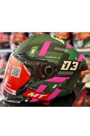 Mt Cosmo Sv Sergio Garcia D18 Mat Açık Kask