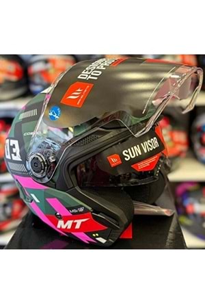 Mt Cosmo Sv Sergio Garcia D18 Mat Açık Kask