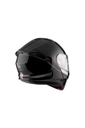 MT Genesis Sv Solid A1 Parlak Siyah Çene Açılır Kask